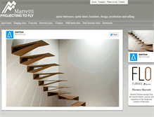 Tablet Screenshot of marrettistairs.com